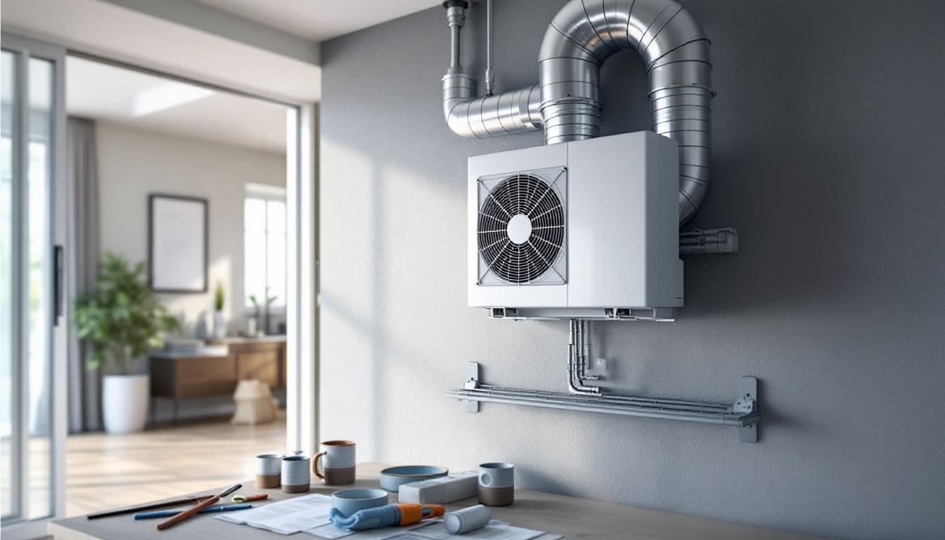 Installation d'une VMC double flux dans un grenier
